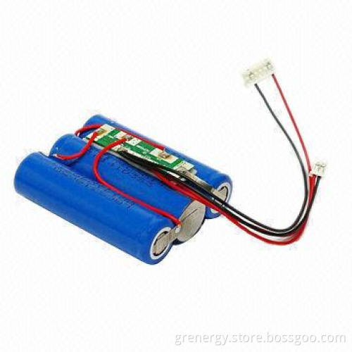 9.6V/1,500mAh Lithium Iron Phosphate Battery, 3S1P 18650, UL, CE, RoHS Listed